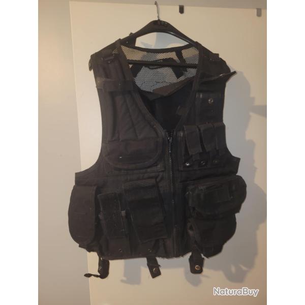 Gilet Tactique Swiss Arms Noir - 1� sans r�serve