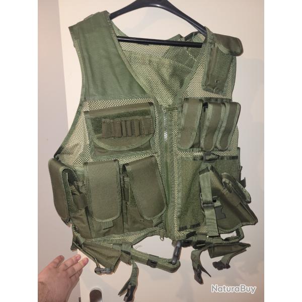 Gilet tactique Vert OD - 1� sans r�serve
