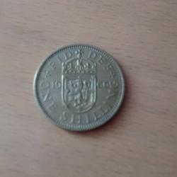 monnaie one shilling elisabeth II  1960