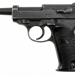 R&eacute;plique Denix Pistolet Walther P38 aspect vieilli