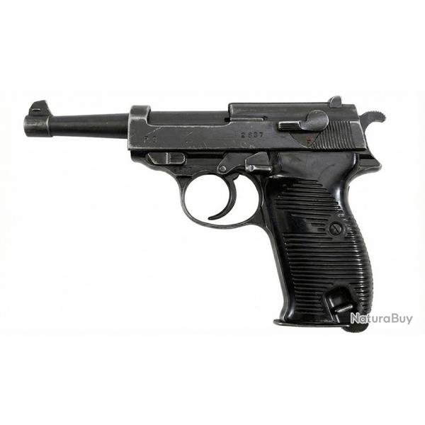 R�plique Denix Pistolet Walther P38 aspect vieilli