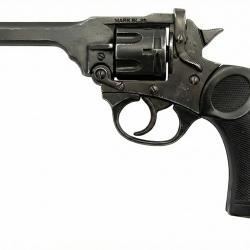R&eacute;plique Denix Revolver Webley MKIV aspect vieilli