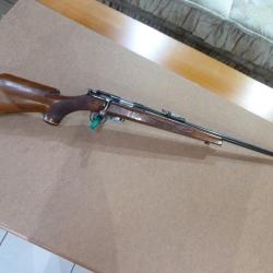 CARABINE UNIQUE DIOPTRA CAL. 22 LR 1er mod&egrave;le AVEC 1 CHARGEUR 5 COUPS