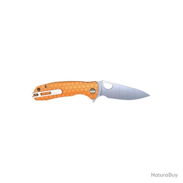 Couteau Pliant Honey Badger Leaf Large Orange - 01HO045