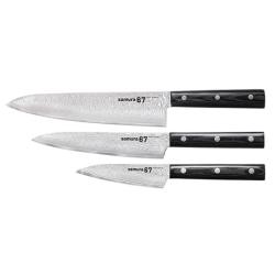 Coffret de 3 Couteaux de Cuisine Damascus 67 - SMSMD670220M