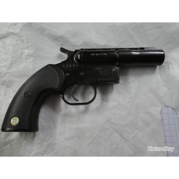 pistolet SAPL  GC27 cal 12x50 + cartouches