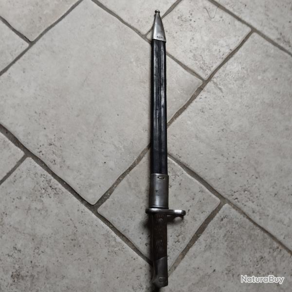 Baionnette espagnole Mod�le 1913 fourreau cuir