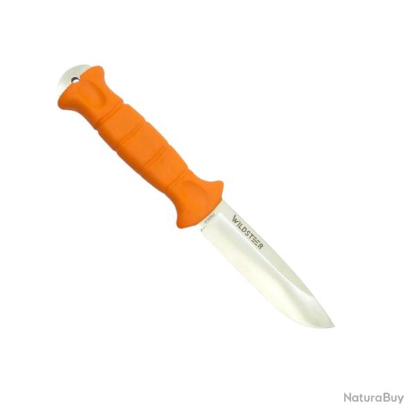 COUTEAU DE SURVIE MT55 WILDSTEER MANCHE ORANGE LAME BROSS�E