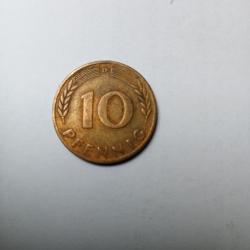 10 pfenning 1950 d