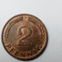 2 pfennig 1959 f