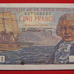 Outre mer , billet de 5 francs (caisse centrale de la France)  1947 s&eacute;rie Y