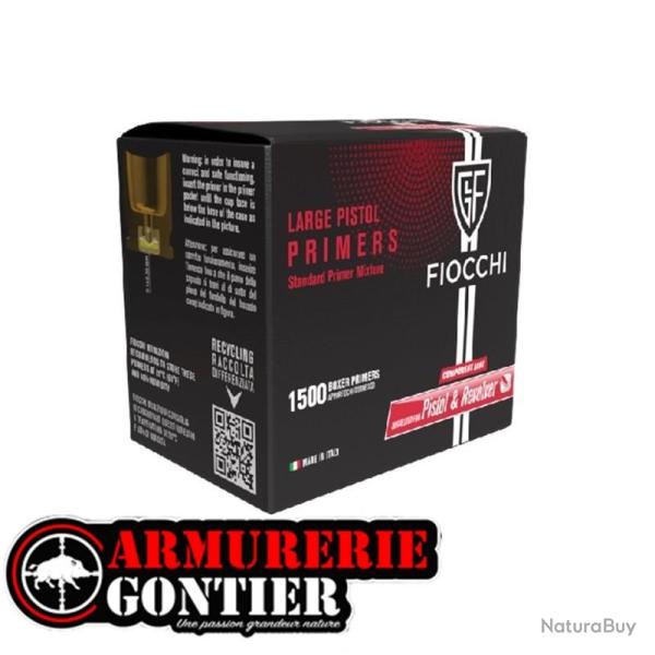 1500 Amorces FIOCCHI PRIMER LARGE PISTOL