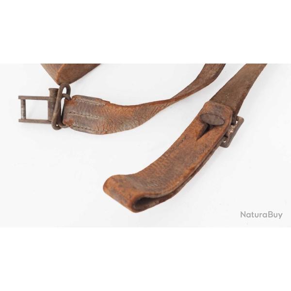G98 BRETELLE CUIR FUSIL GEWEHR 1898