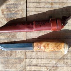 Couteau de chasse traditionnel Leuku Scandinave