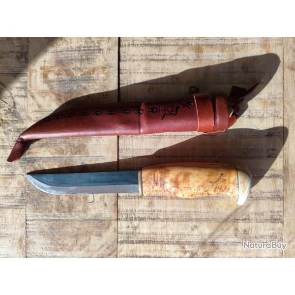 Couteau de chasse traditionnel Leuku Scandinave