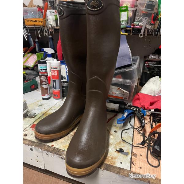 bottes le chameau "saint Hubert heritage"  interieur cuir