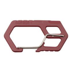 Outil Multifonctions Gerber Carabiner Rouge