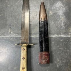 Ancien Couteau militaire am&eacute;ricain US mod&egrave;le 1849 Ames Cabotville rare collection XIXe si&egrave;cle