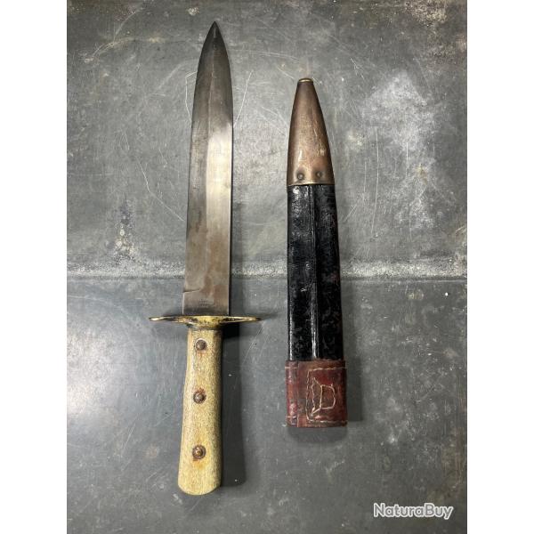 Ancien Couteau militaire am�ricain US mod�le 1849 Ames Cabotville rare collection XIXe si�cle