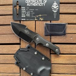 Marfione Custom - APEX - DLC Stonewash Elmax - Carbon Fiber