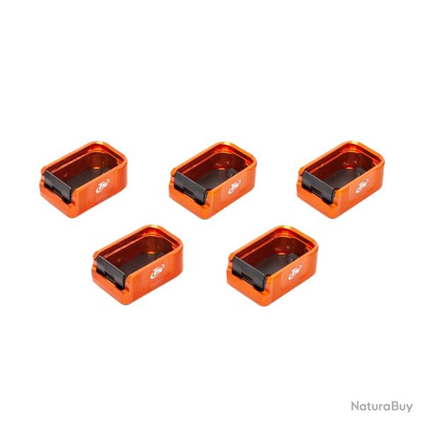 Kit 5x Pad Easy on � d�verrouillage rapide +2 coups - TONI SYSTEM orange