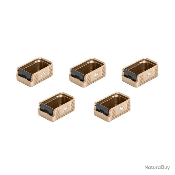 Kit 5x Pad Easy on � d�verrouillage rapide +2 coups - TONI SYSTEM sable