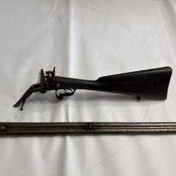 Fusil juxtapos&eacute; type le faucheux Cal 16/65 fabriqu&eacute; par F Bernard