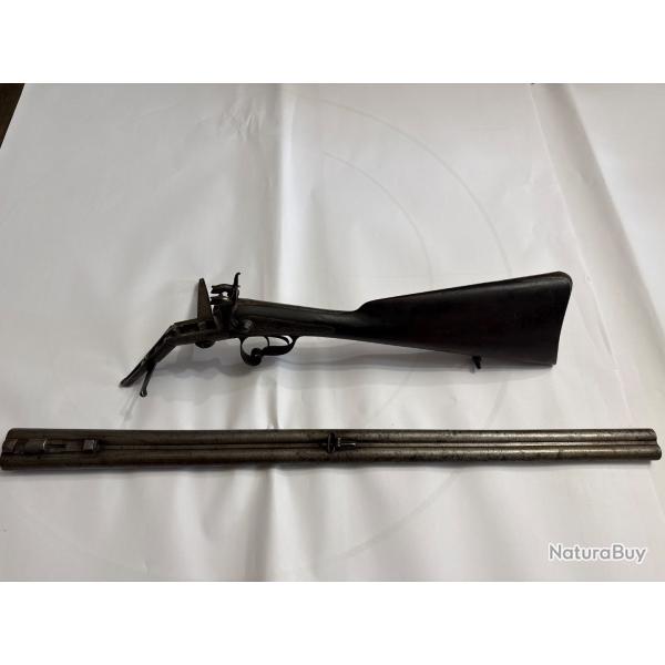 Fusil juxtapos� type le faucheux Cal 16/65 fabriqu� par F Bernard