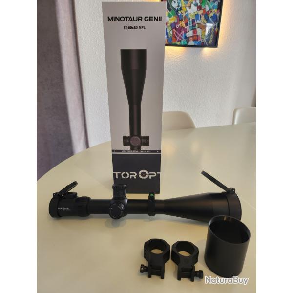 lunette VECTOR OPTICS Minotaur GEN II 12- 60 X 60 MFL id�ale pour le TLD