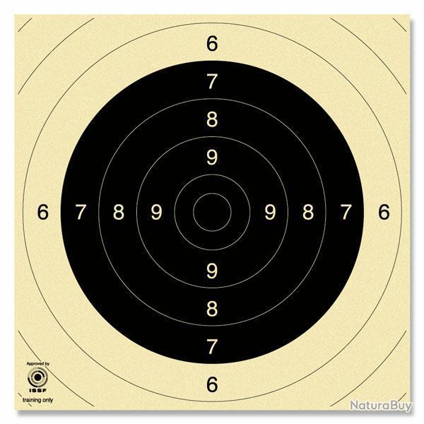 CENTRE DE CIBLES C50 255x260mm x25