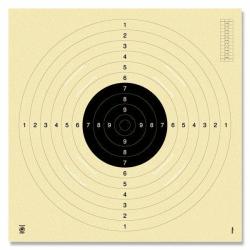 CIBLES (C50) AVEC ENCOCHES x25