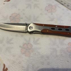 COUTEAU PLIAN &Agrave; OUVERTURE &Agrave; UNE MAIN 25 &eacute;me TUNET