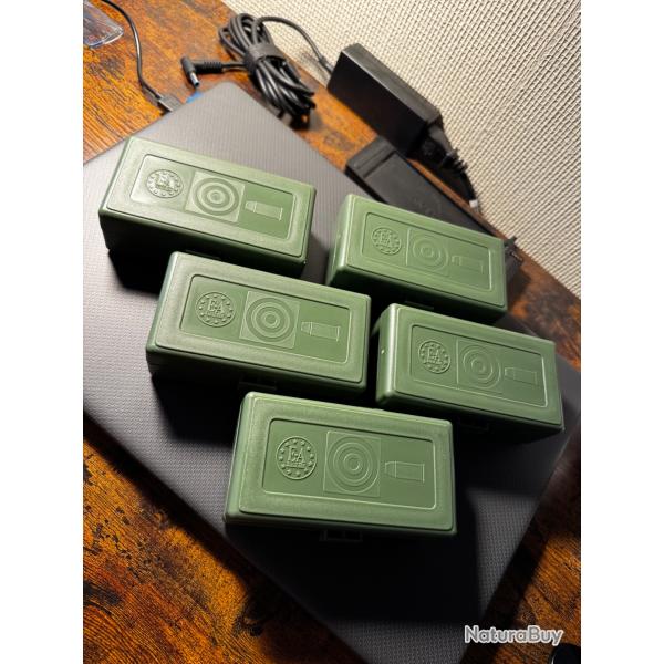 Bo�te de rangement 50 munitions calibre 9mm Europ-Arm