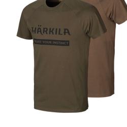 T shirt Logo Harkila pack de 2 T shirt