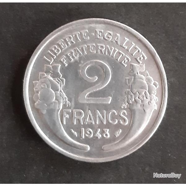 1 pi�ce de 2 francs,   l�g�re, Morlon, 1948 - lot n� 37 - Pas de coffret ni de certificat