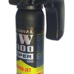 A&eacute;rosol de D&eacute;fense TW 1000 Super Pepper-Jet 100ml avec Poign&eacute;e
