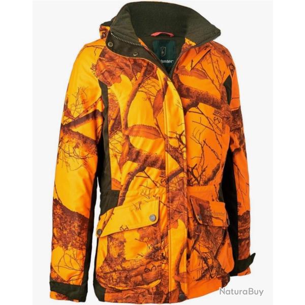 Deerhunter Lady Estelle Veste d'hiver Realtree bord d'Orange Camo