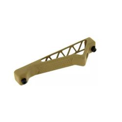 Poign&eacute;e  grip angulaire aluminium CNC Keymod airsoft