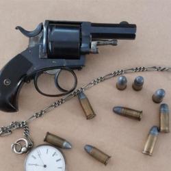 Magnifique revolver "Bulldog" calibre 380