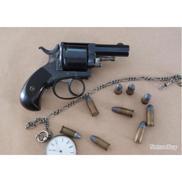 Magnifique revolver "Bulldog" calibre 380