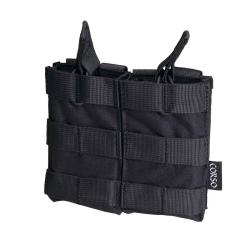 Poche porte-chargeurs double M4 Dagger MOLLE Noir - Corso Tactical