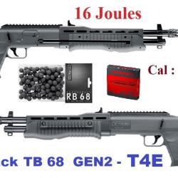 Pack pr&ecirc;t &agrave; tirer Fusil  T4E -  TB 68 GEN2  ( 16 joules)