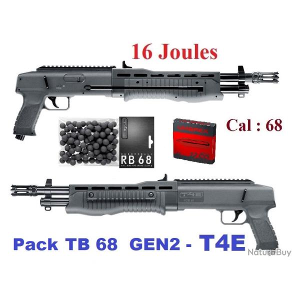 Pack pr�t � tirer Fusil  T4E -  TB 68 GEN2  ( 16 joules)