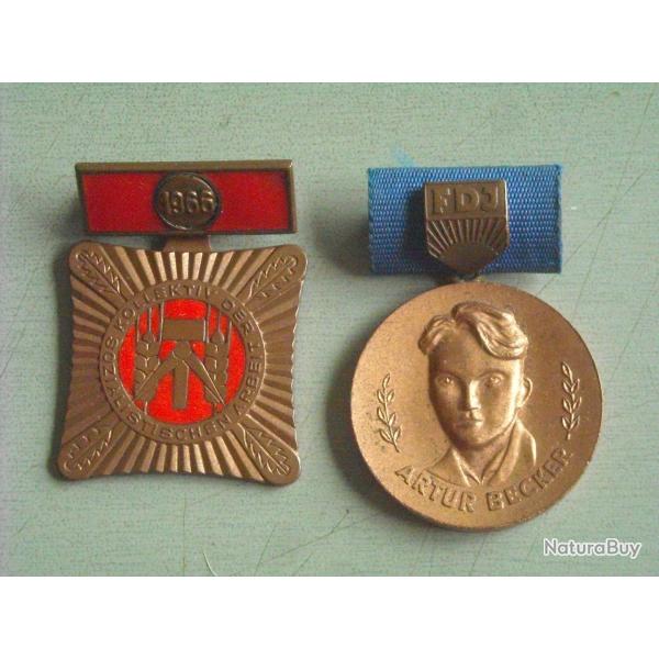 M�dailles de la R�publique d�mocratique allemande
