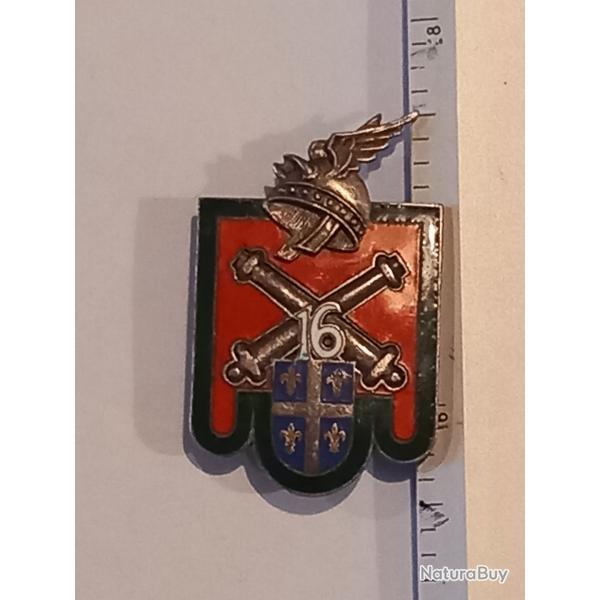 Insigne du 16�me r�giment d'artillerie (16�me RA)