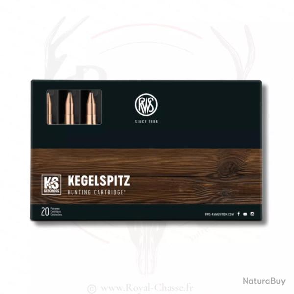 20 balles KS Cal. 7X65 R 123 GRS RWS