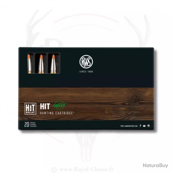 20 balles HIT Cal. 7X64 140 GRS RWS