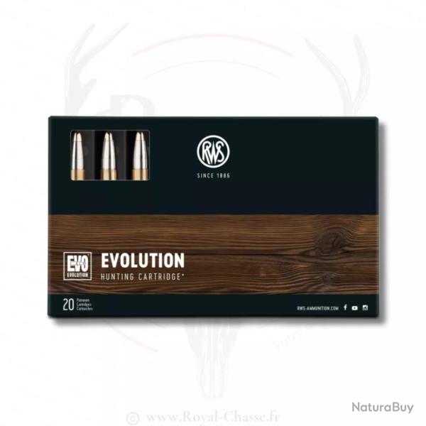 20 balles EVO 30R BLASER 184GRS RWS