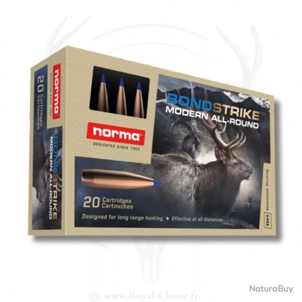 20 balles BONDSTRIKE Cal.7mm PRC 165Grs NORMA