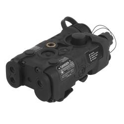 Boitier PEQ Mini N-Style Lampe & Laser w/ Contact d&eacute;port&eacute; (Wo Sport) Noir